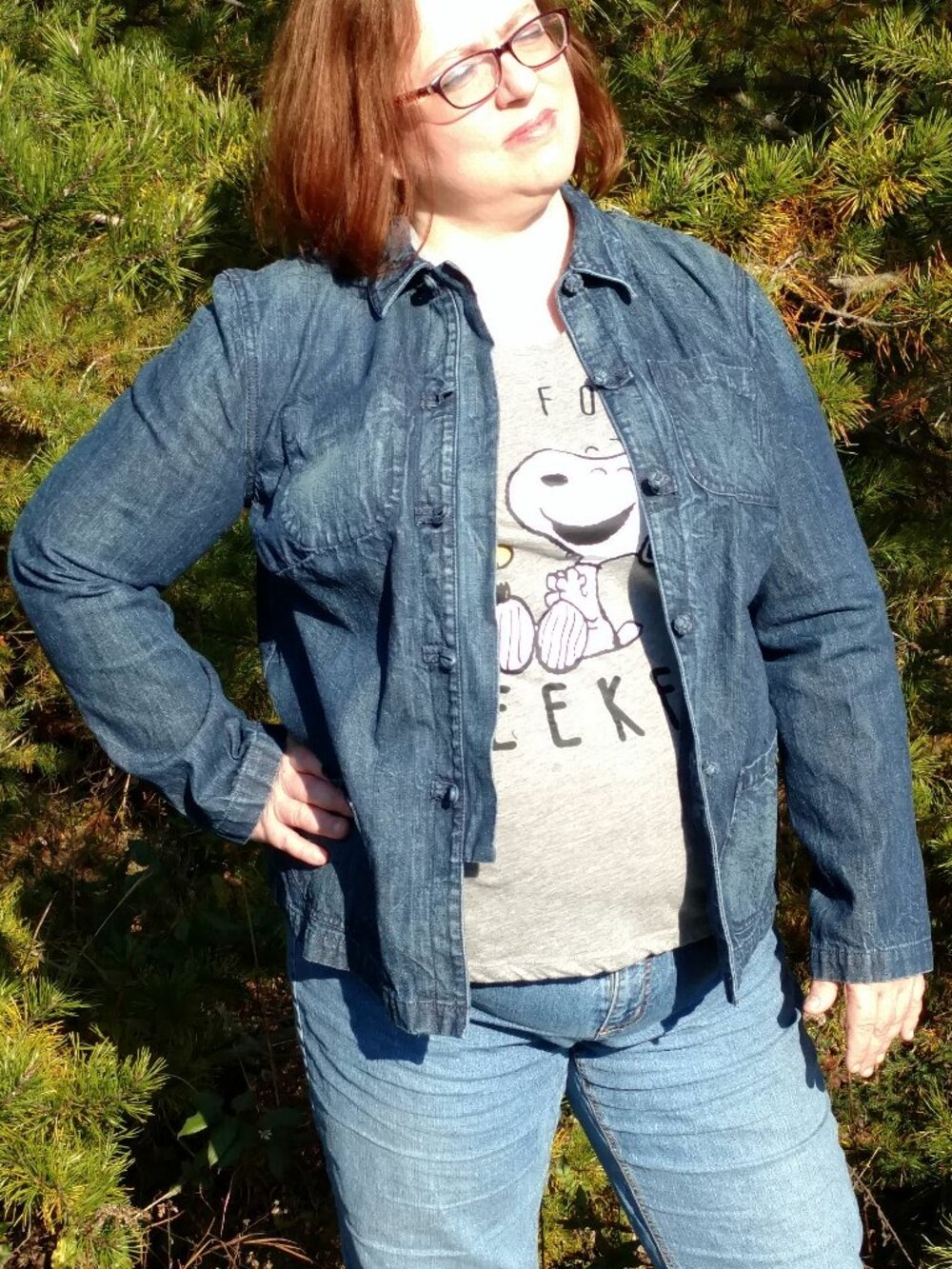 LAUREN Ralph Lauren Dark Wash Denim Jacket 1X